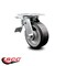 Service Caster 5 Inch Rubber on Aluminum Caster with Roller Bearing and Total Lock Brake SCC SCC-TTL30S520-RAR - alternate 5
